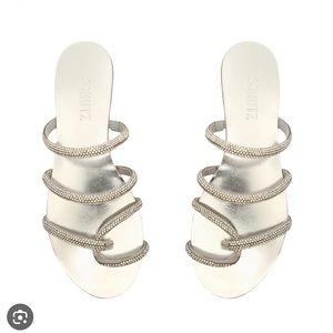 NWT Phoebe Metallic Flats